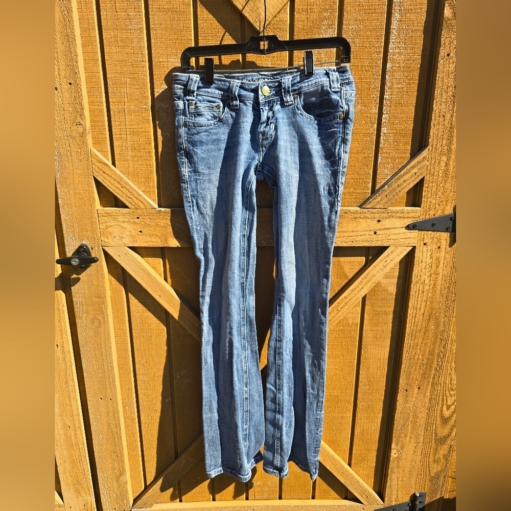 Rock & Roll Cowgirl Light Blue Boot Cut Jeans